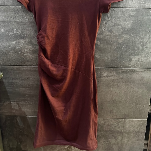 Brunello Cucinelli Rouched wool Bodycon dress with Monili Trim size XS - Picture 2 of 16